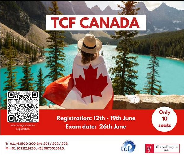 TCF Canada Exam 26th June 2024 Notice