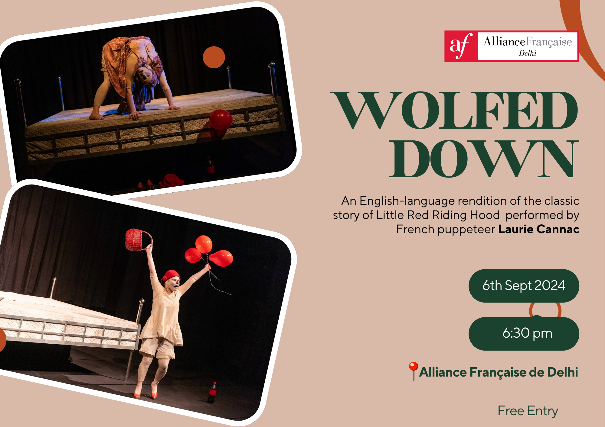 Theater: Wolfed Down! by Laurie Cannac