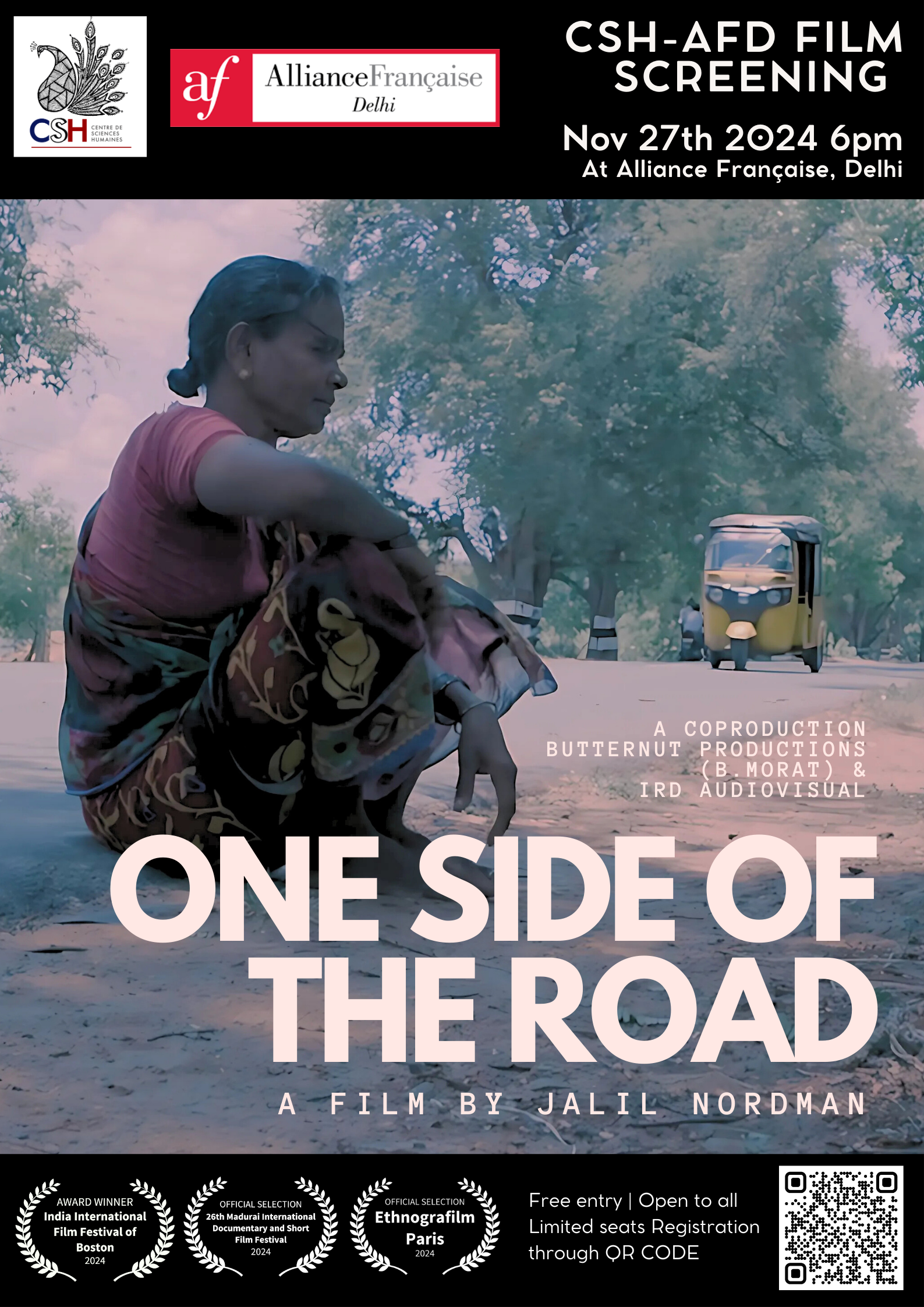 Screening of One Side of the Road Directed by Jalil Nordman