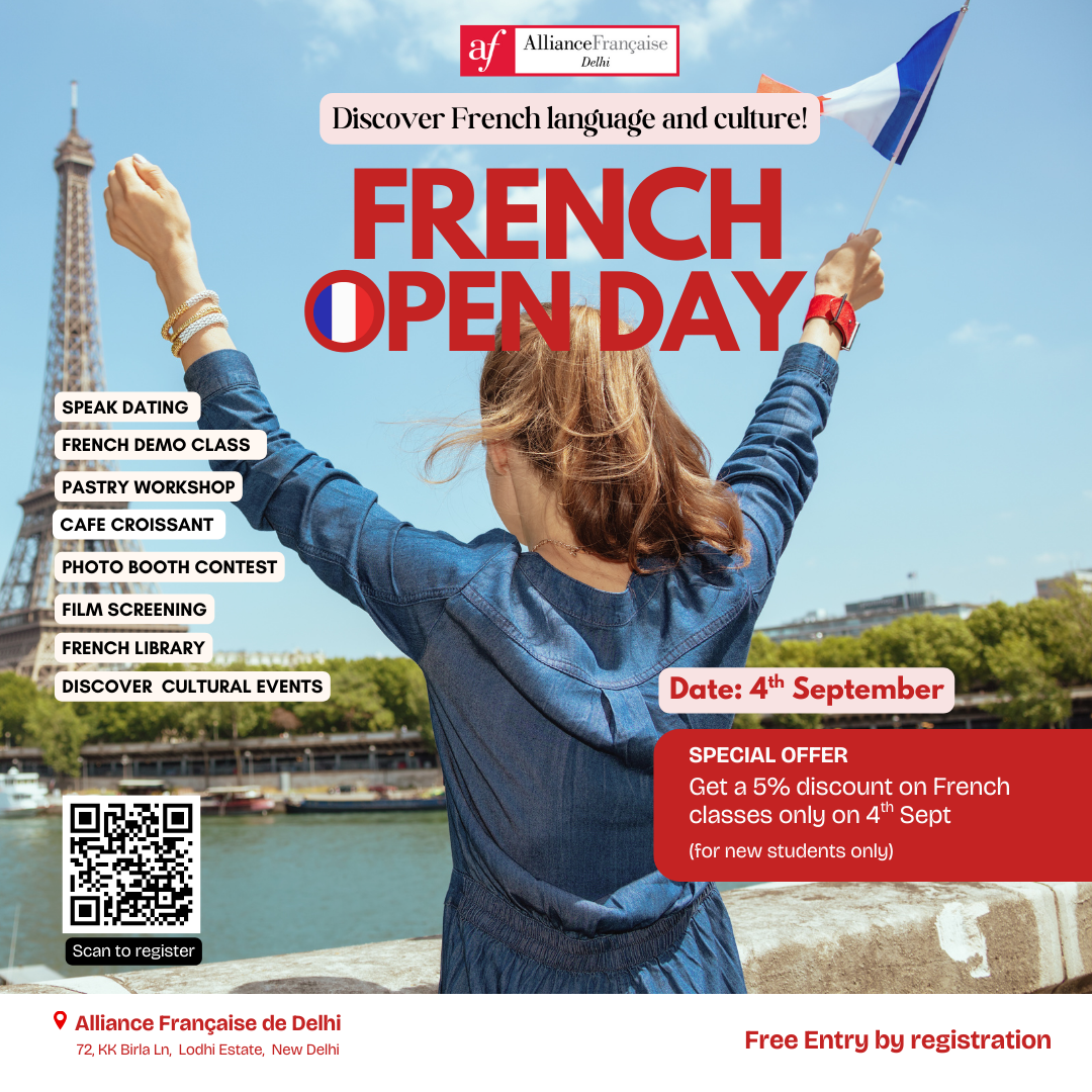 French Open Day at Alliance Française de Delhi