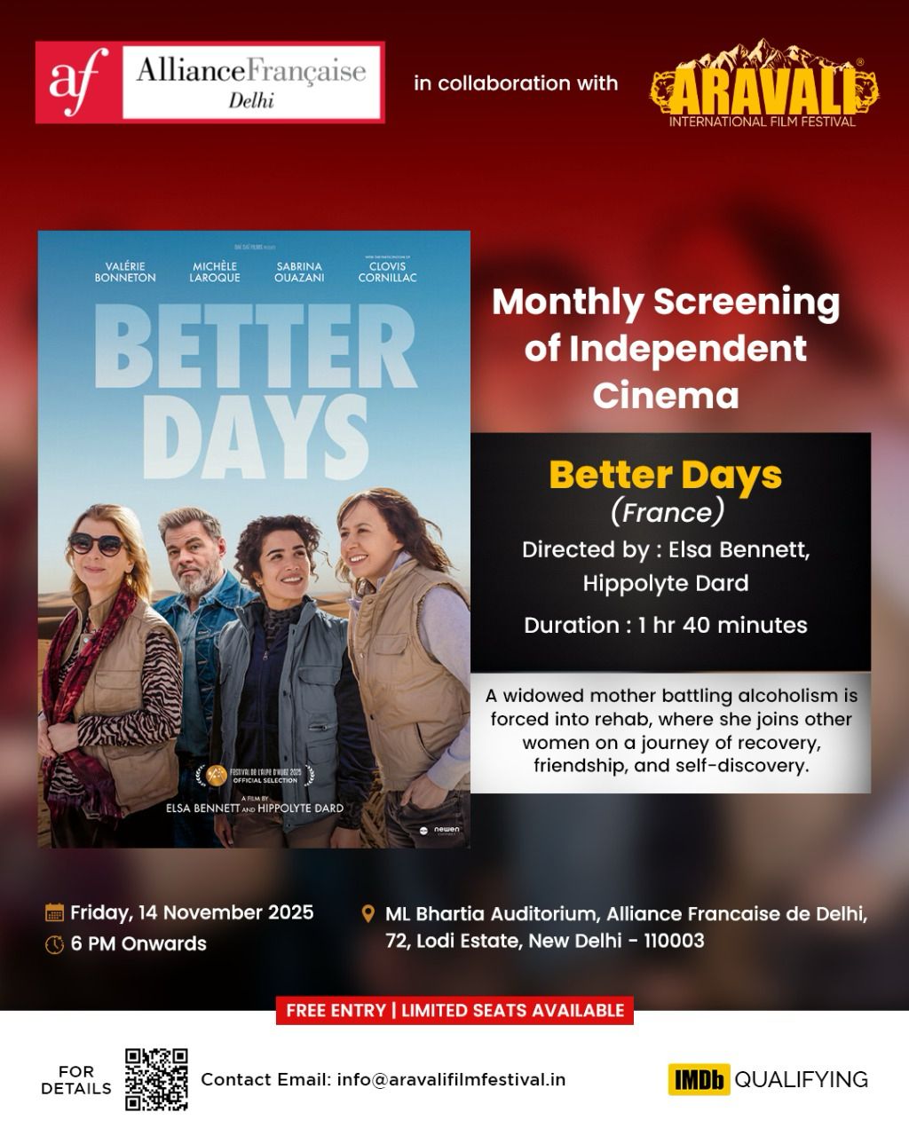 Screening of Better Days by Elsa Bennett and Hippolyte Dard