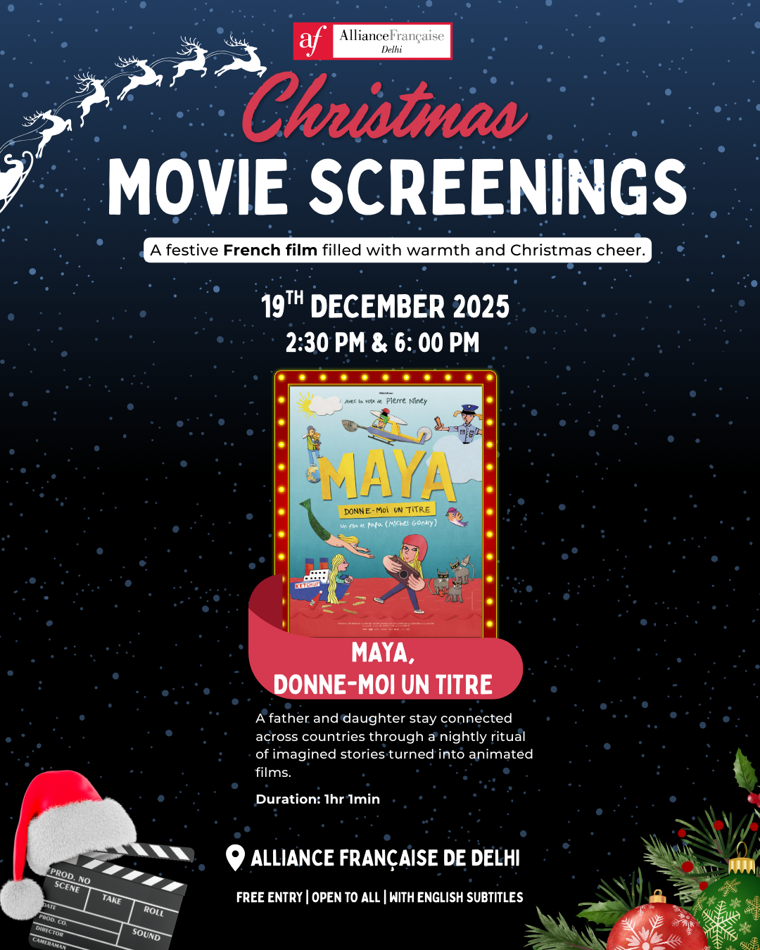 Christmas Film Cycle | Screening of Maya, Give Me a Title