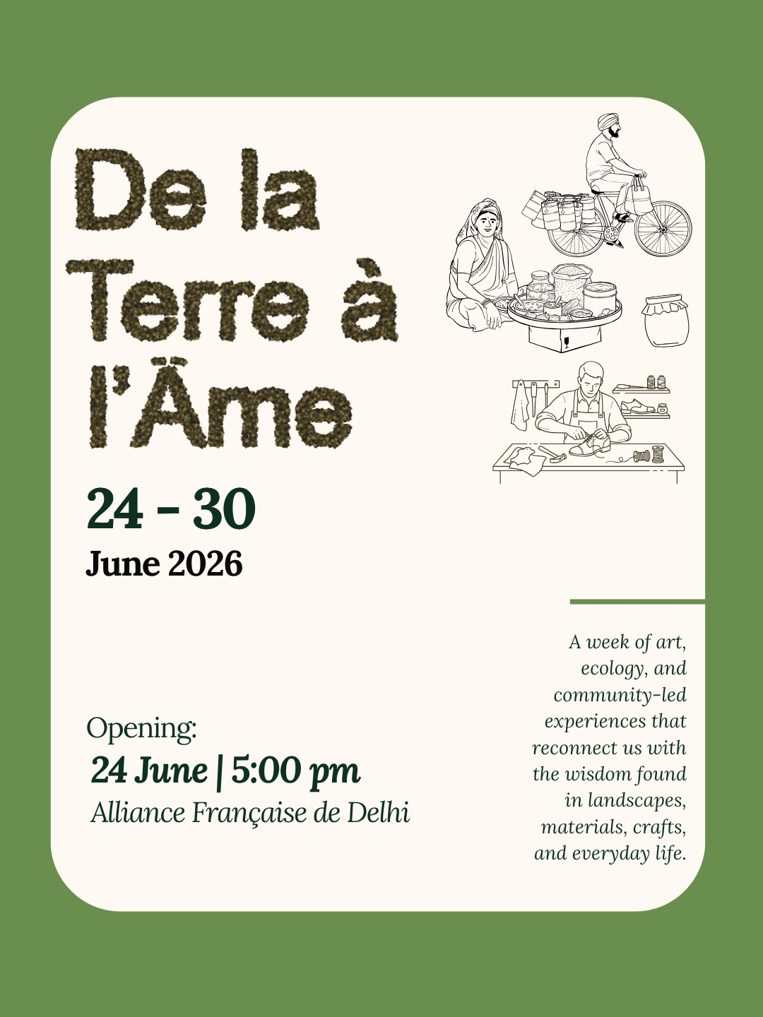 De la Terre à l’Âme | 24 - 30 June
