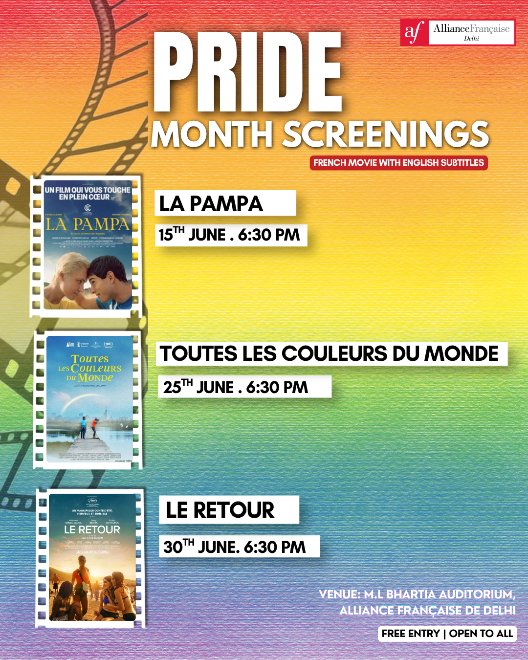 Pride Month Screenings | AFD Cine Club