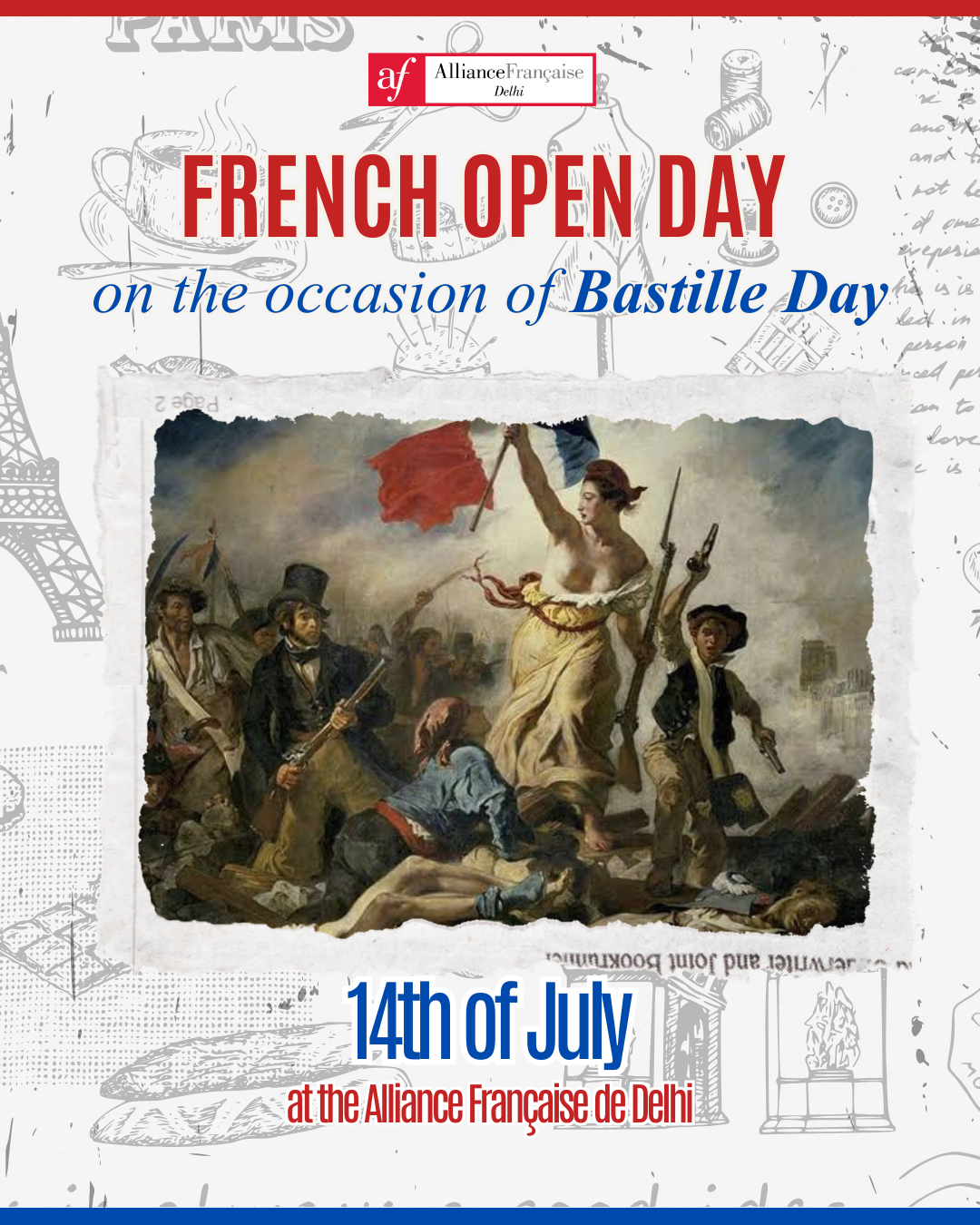FRENCH OPEN DAY | Bastille Day 2026 | 14 July 2026