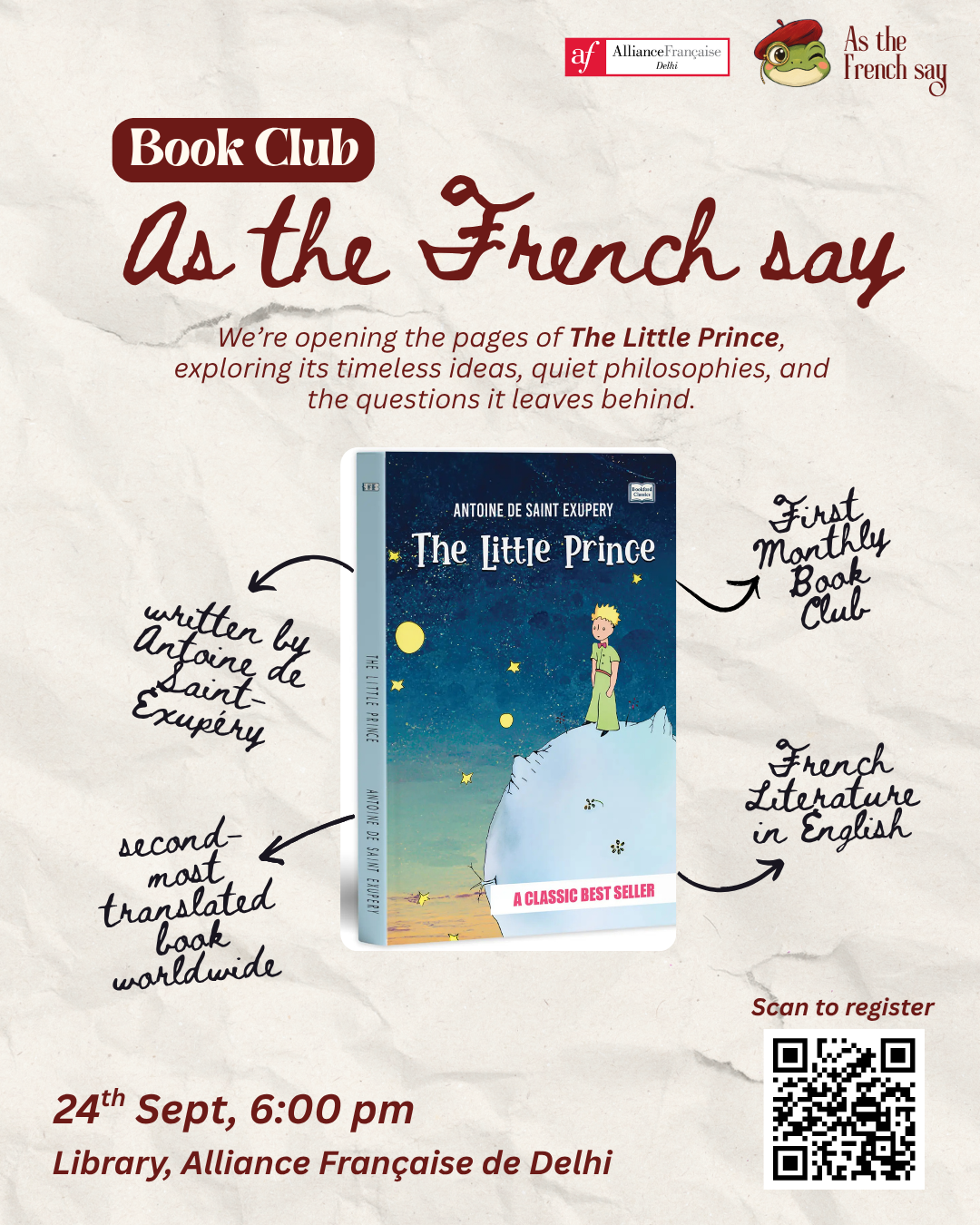 As the French Say — The Little Prince