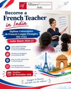 Become a French Teacher in India: Apply for the DU FLE 2026-27 Diploma ...