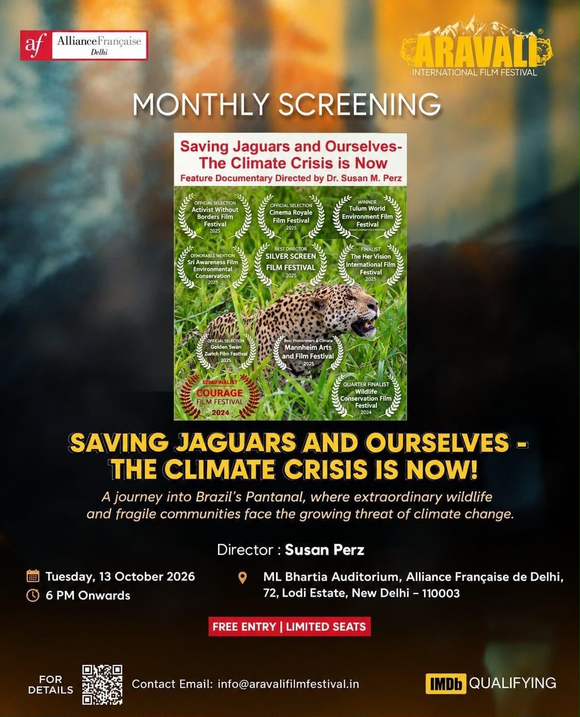 Film Screening: Saving Jaguars and Ourselves