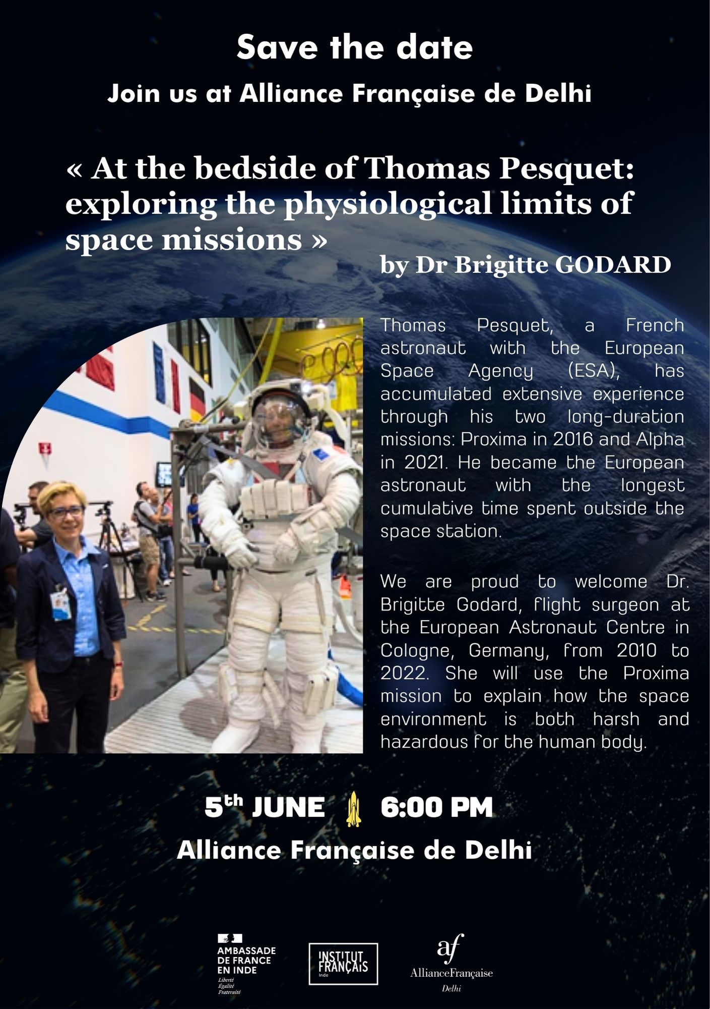 Meet flight surgeon Dr Brigitte GODARD