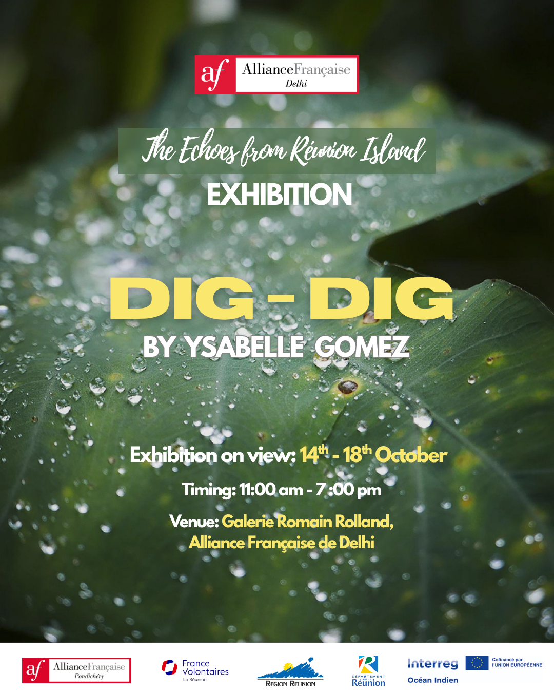 DIG DIG — A Solo Exhibition by Ysabelle Gomez from Réunion Island