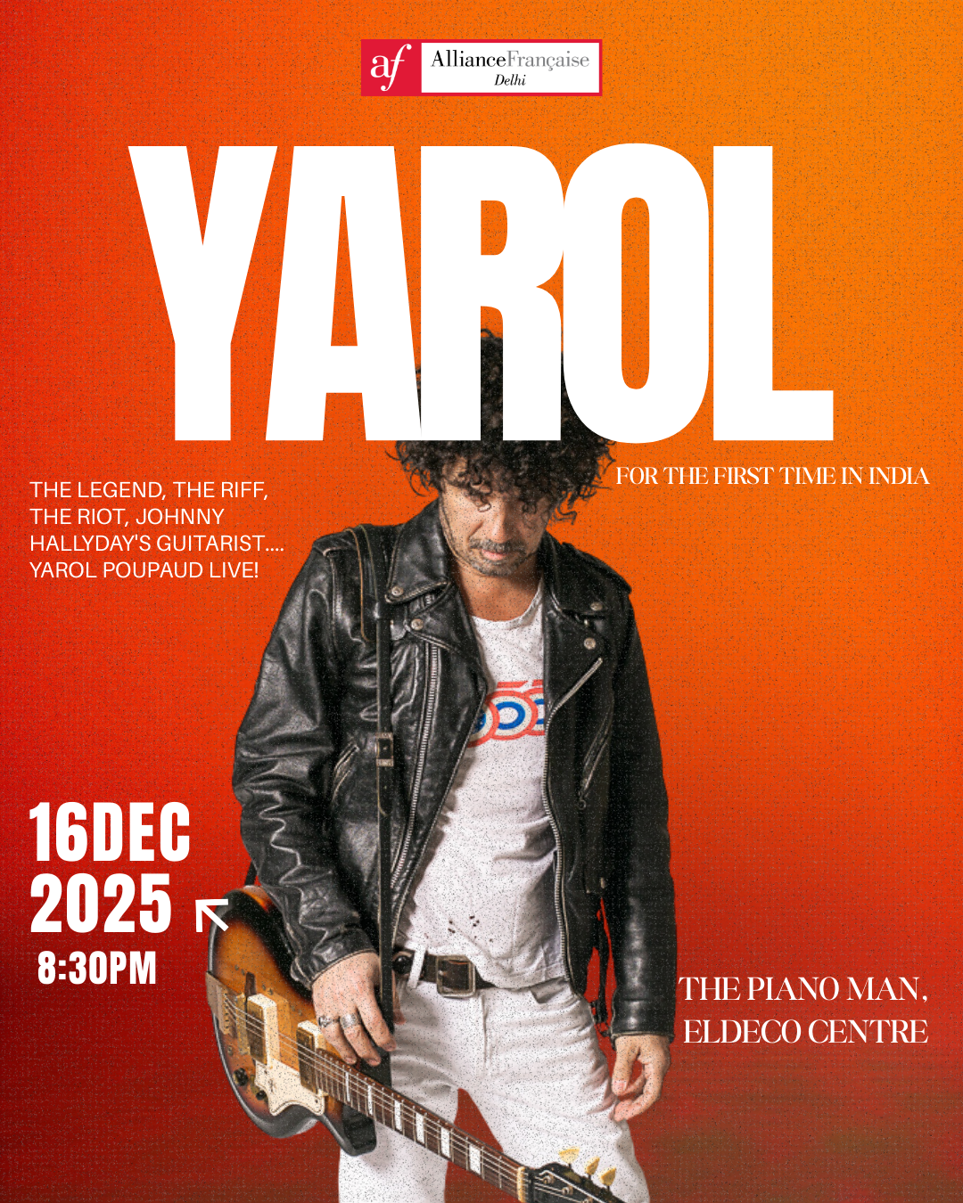 Yarol Poupaud Live in Delhi | 16 Dec 2025